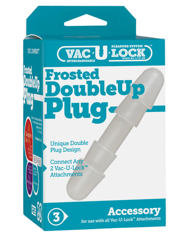 Vac-u-lock Double Up Plug - White