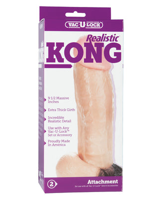 Vac-u-lock Kong Realistic - White