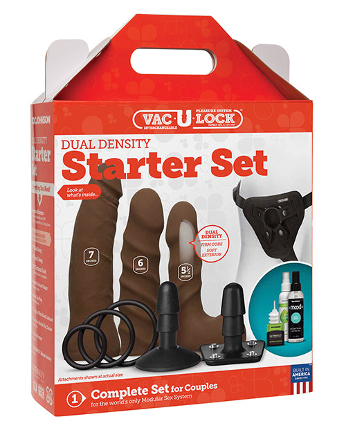 Vac-u-lock Dual Density Starter Set - Chocolate - LUST Depot