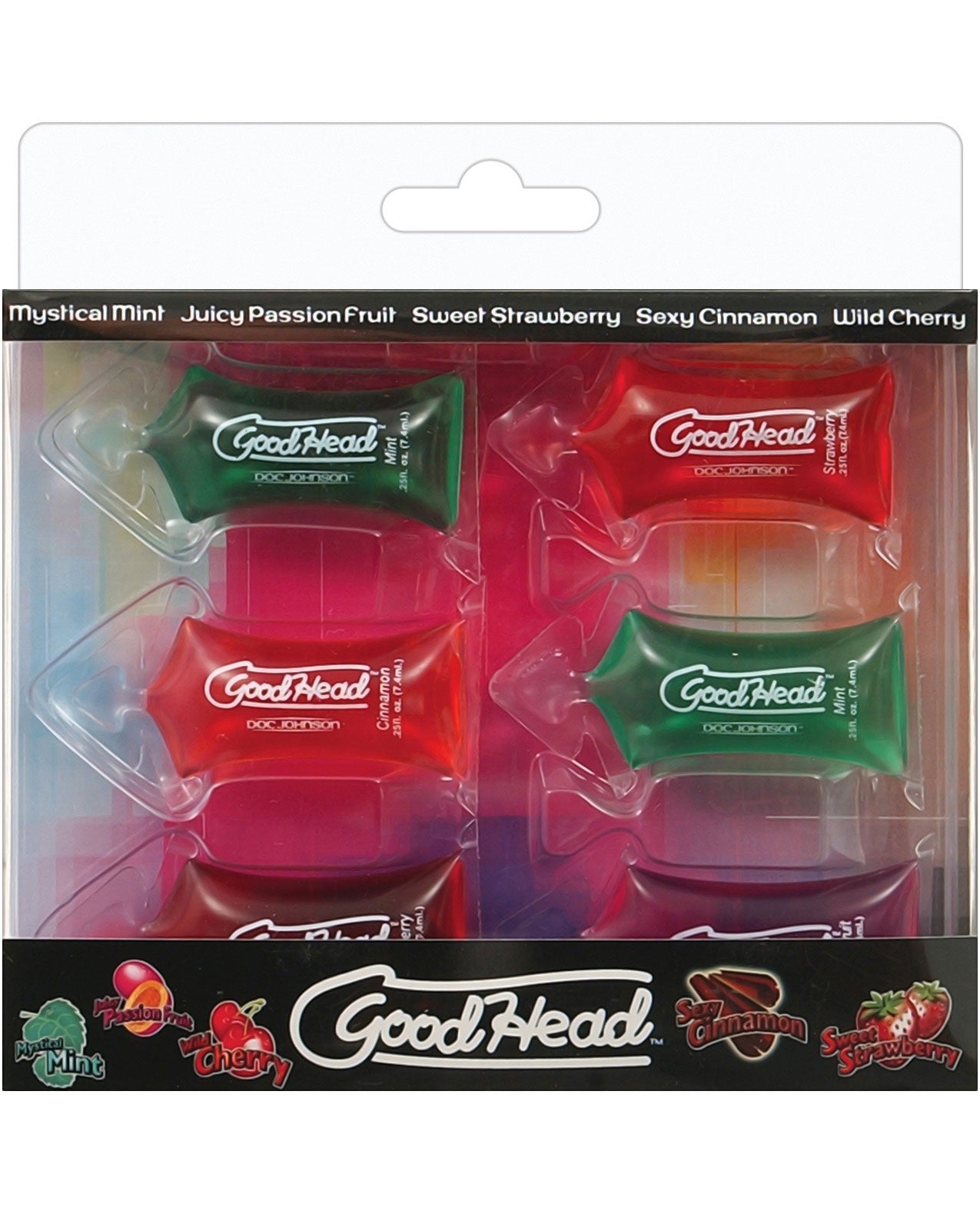 Good Head - .25 Oz. Pillow Asst. Flavors Pack Of 6 - LUST Depot