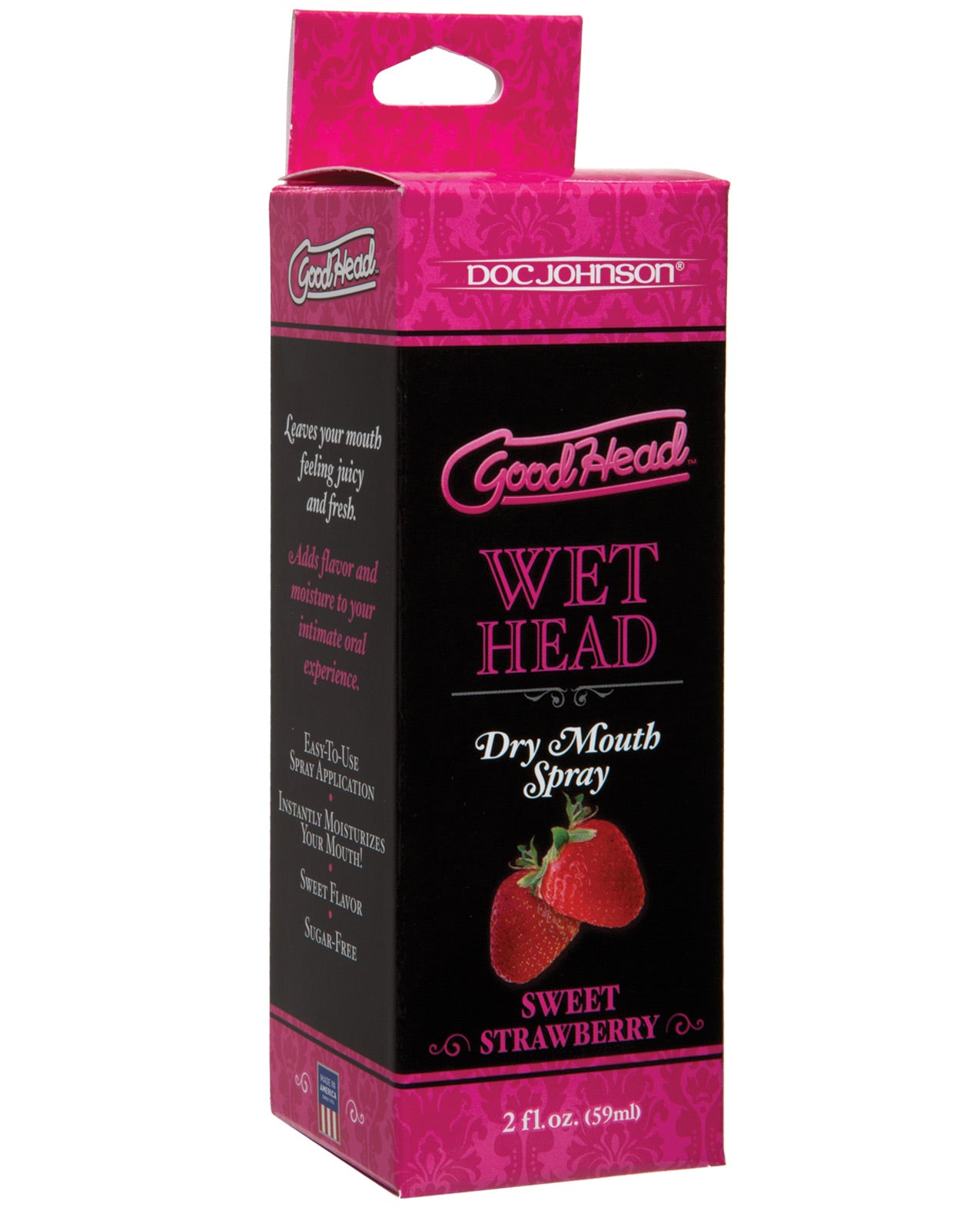 Goodhead Wet Head - 2 Oz Spray Bottle Sweet Strawberry - LUST Depot