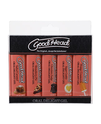 Goodhead Dessert Oral Delight Gel - Asst. Flavors Pack Of 5