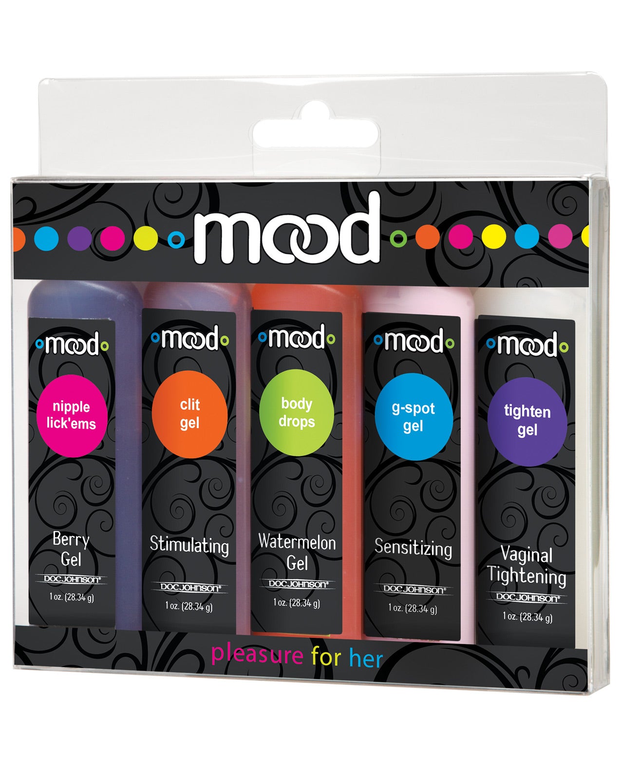 Mood Lube Pleasure For Her - Asst. Pack Of 5 - LUST Depot