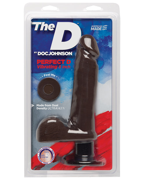 The D 8" Perfect D Vibrating W-balls - Chocolate - LUST Depot