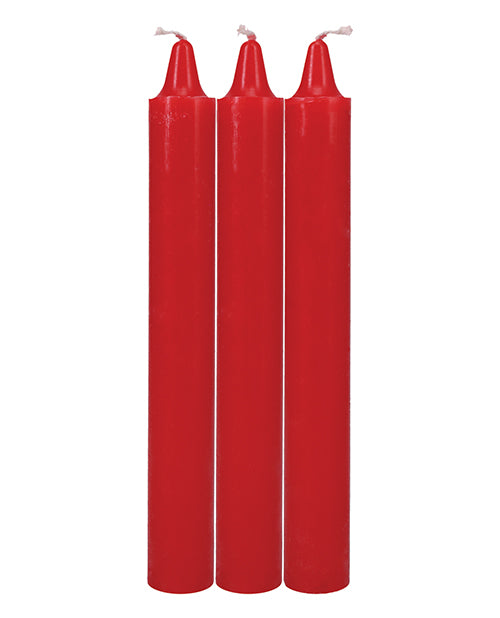 Japanese Drip Candles - Pack Of 3 Red - LUST Depot