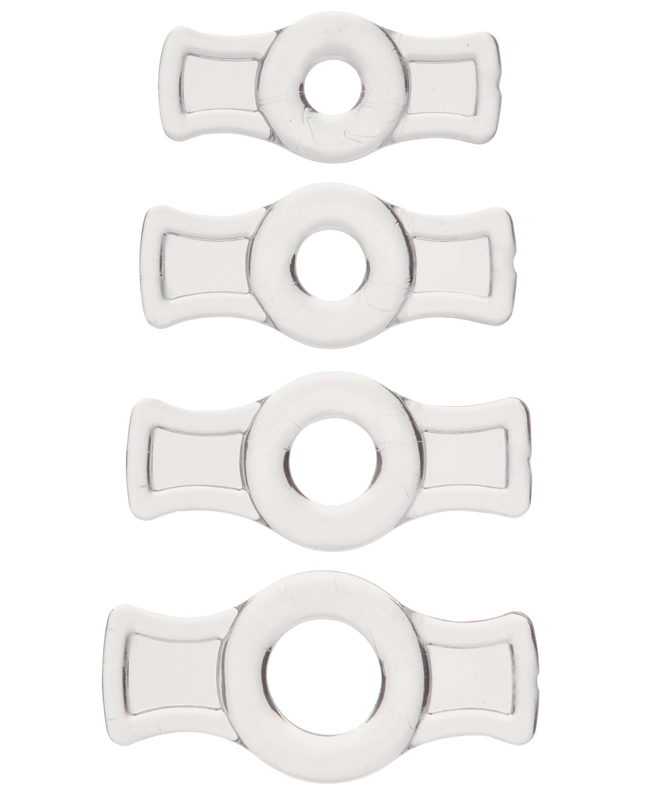 Titanmen Tools Cock Ring Set - Clear - LUST Depot