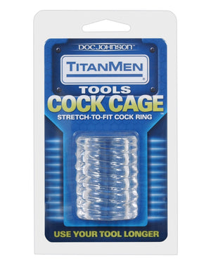 Titanmen Tools Cock Cage - Clear