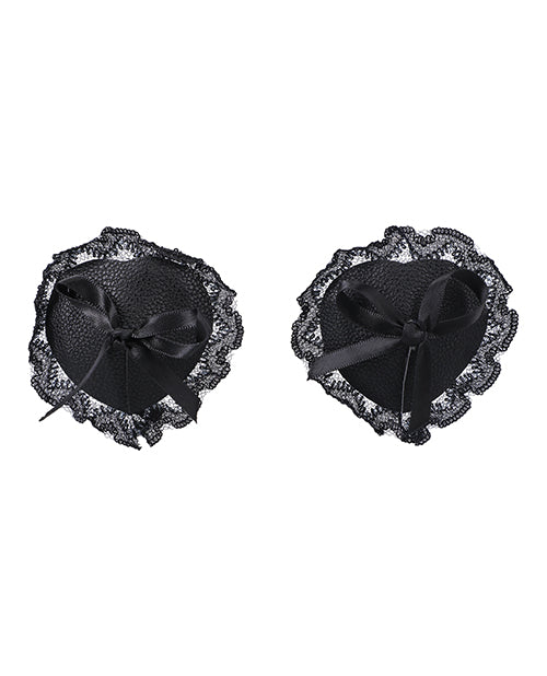 In A Bag Lace Nipple Pasties - Black - LUST Depot