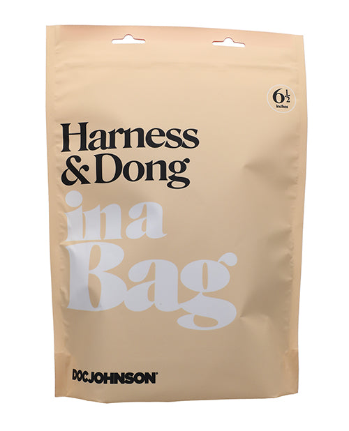 In A Bag Harness & Dong - Black - LUST Depot