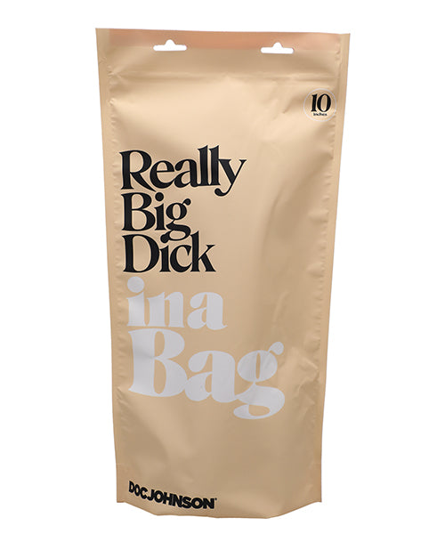 In A Bag 10" Really Big Dick - Clear - LUST Depot