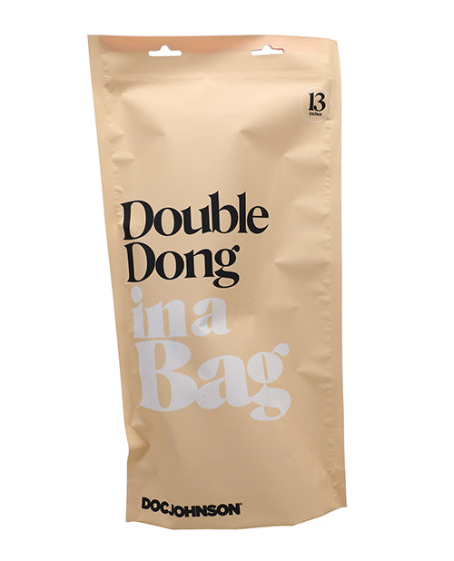 In A Bag 13" Double Dong - Clear - LUST Depot