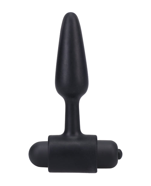 In A Bag 3" Vibrating Butt Plug - Black - LUST Depot