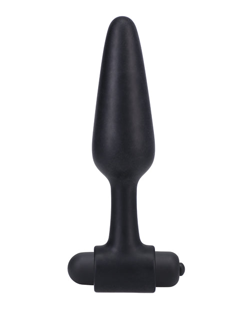 In A Bag 5" Vibrating Butt Plug - Black - LUST Depot