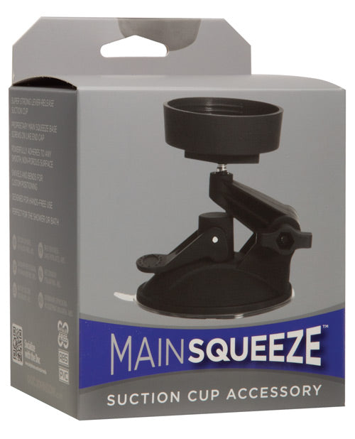 Main Squeeze Suction Cup Accessory - Black - LUST Depot