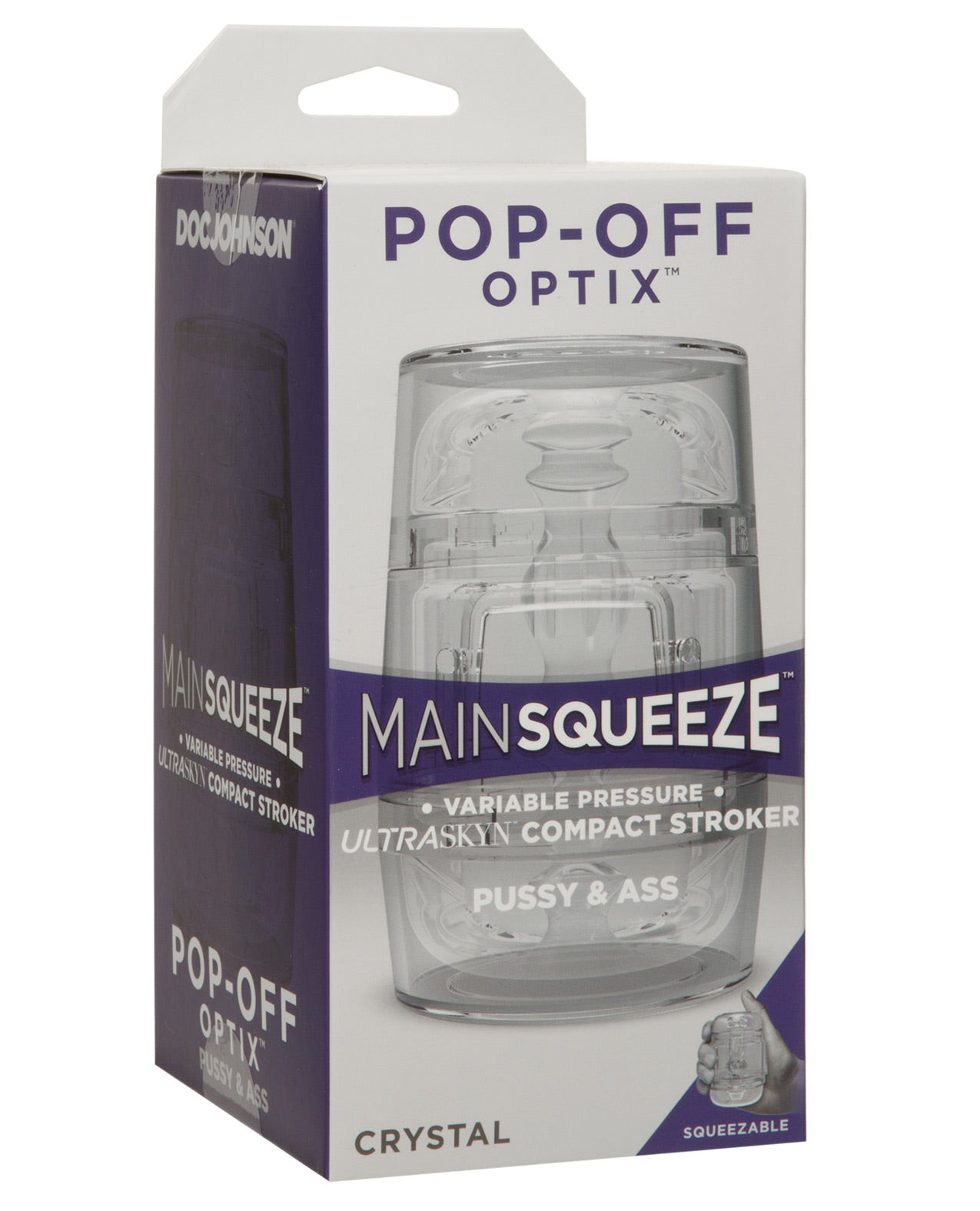 Main Squeeze Pop Off Optix - Crystal Pussy & Ass - LUST Depot