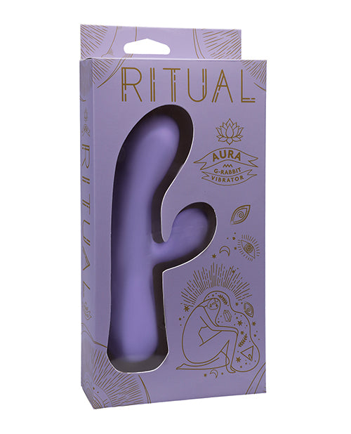 Ritual Aura Rechargeable Silicone Rabbit Vibe - Lilac - LUST Depot