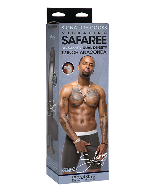 Signature Cocks Ultraskyn 12" Cock W-removable Vac-u-lock Suction Cup - Safaree Samuels Anaconda - LUST Depot