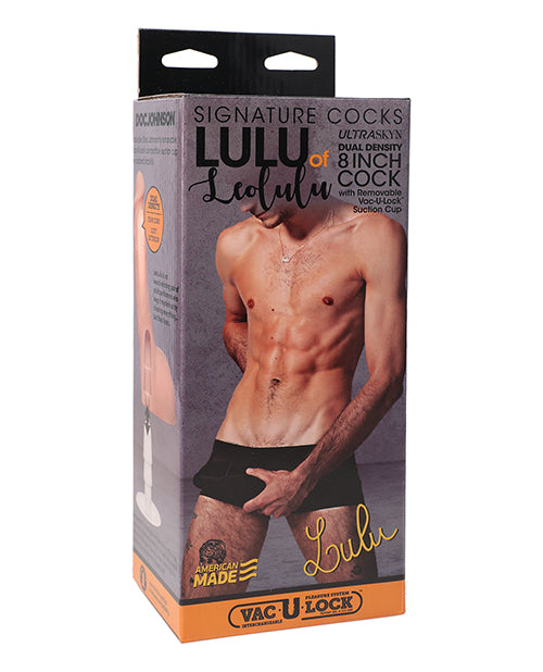 Signature Cocks Lulu Of Leolulu 8" Ultraskyn Cock W-removable Vac - U-lock - Flesh - LUST Depot