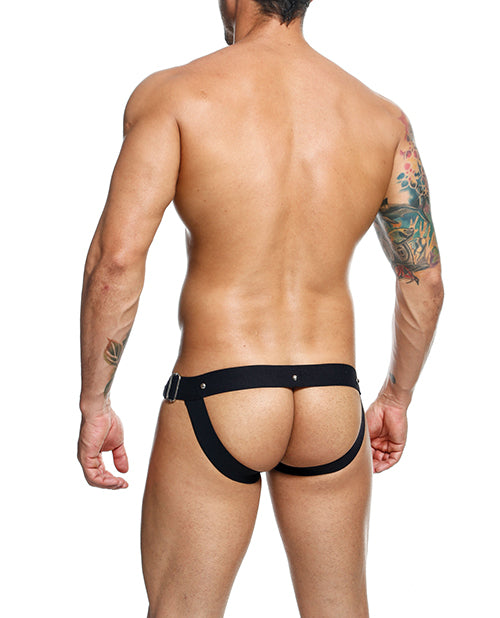 Dungeon Snap Jockstrap Black O-s - LUST Depot