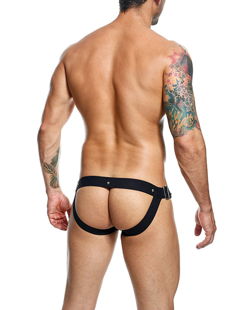 Dungeon Snap Jockstrap Black O-s - LUST Depot