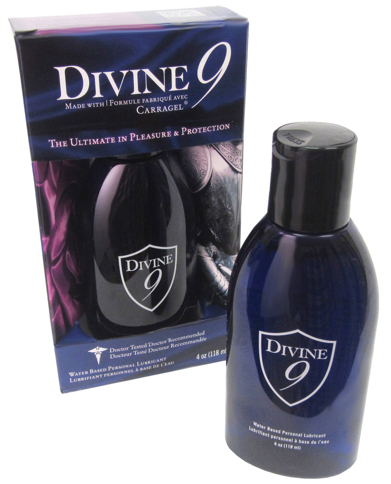 Divine 9 Lubricant - 4 Oz Bottle - LUST Depot