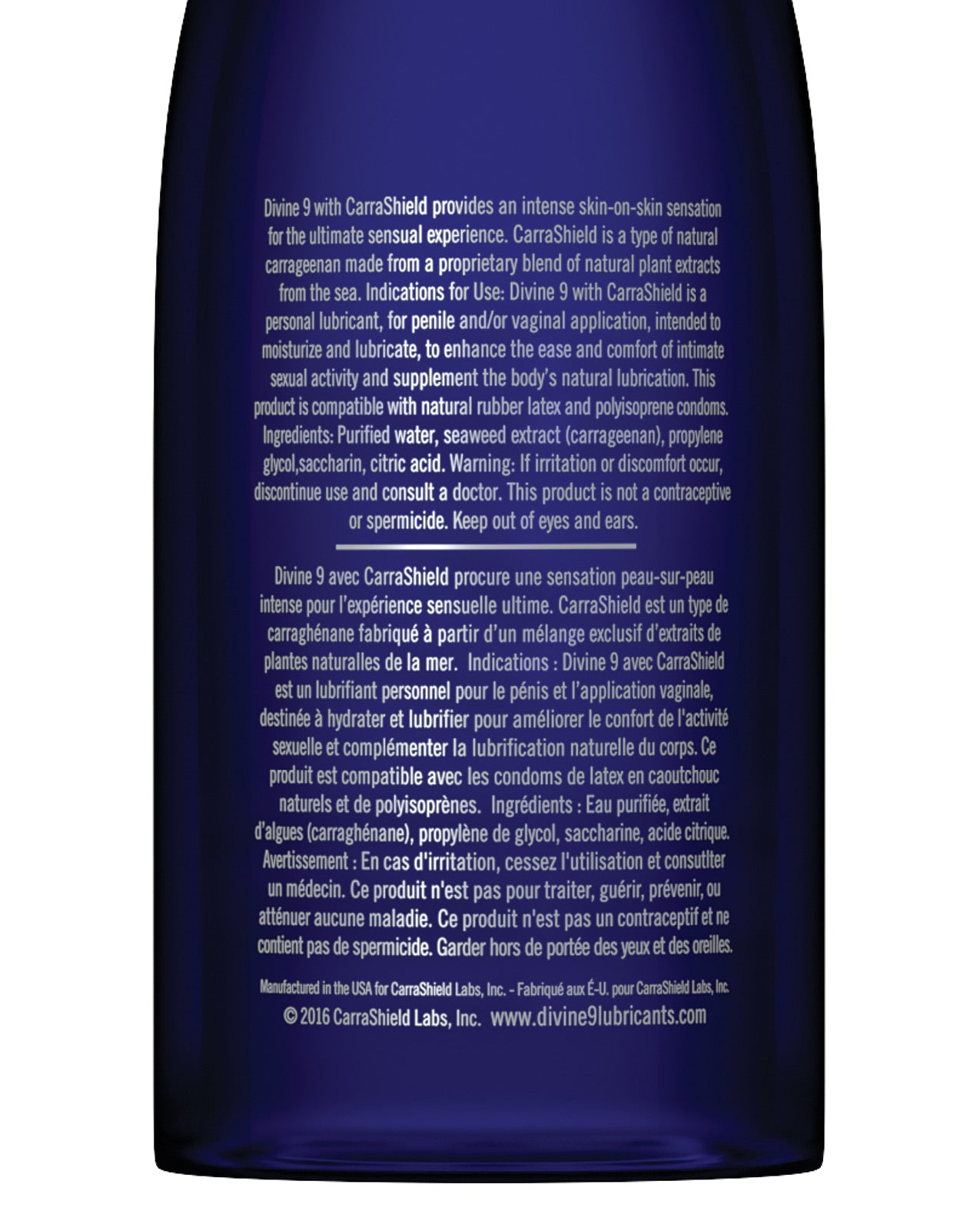 Divine 9 Lubricant - 4 Oz Bottle - LUST Depot