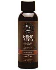 Earthly Body Hemp Seed Massage Lotion - 2 Oz Isle Of You