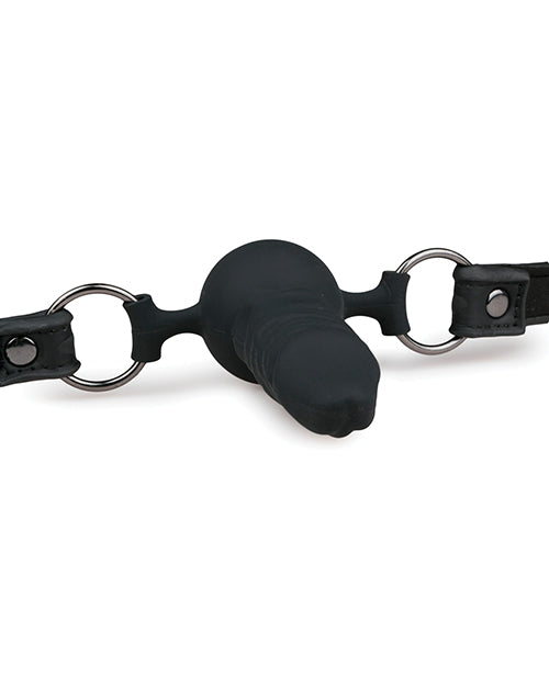 Easy Toys Ball Gag W-silicone Dong - Black - LUST Depot