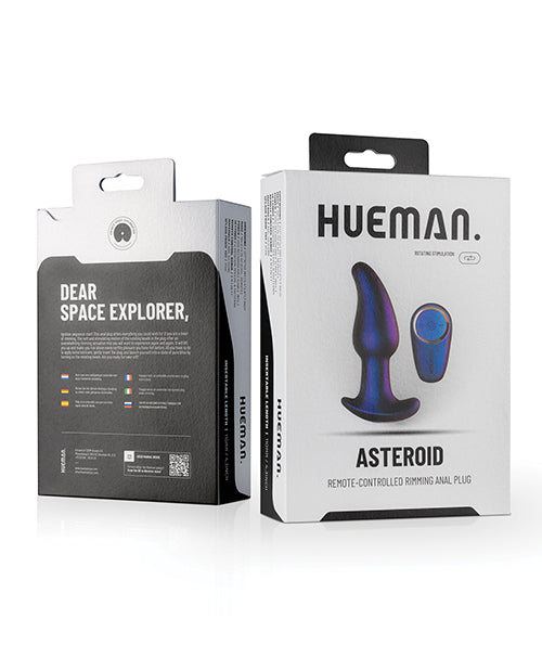 Hueman Asteroid Rimming Anal Plug - Purple - LUST Depot