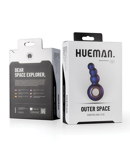 Hueman Outer Space Vibrating Anal Plug - Purple - LUST Depot