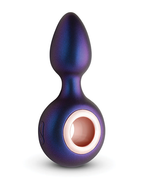 Hueman Deep Space Vibrating Anal Plug - Purple - LUST Depot