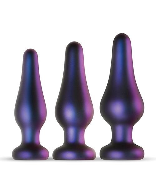 Hueman Comets Butt Plug Set Of 3 - Purple - LUST Depot