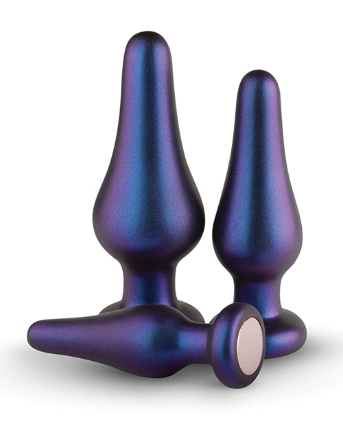 Hueman Comets Butt Plug Set Of 3 - Purple - LUST Depot