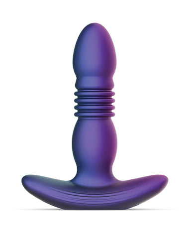 Hueman Supernova Thrusting Butt Plug - Purple