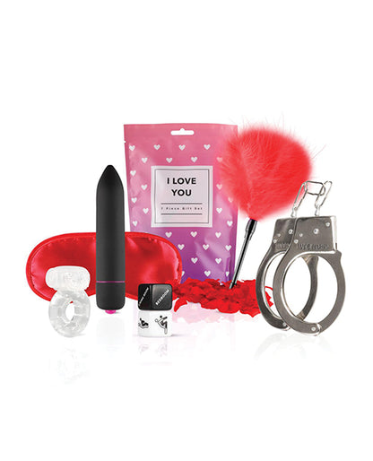 Loveboxxx I Love You 7 Pc Gift Set - Red - LUST Depot