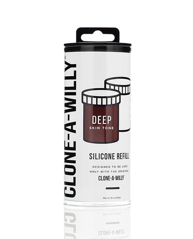 Clone-a-willy Silicone Refill - Deep Tone