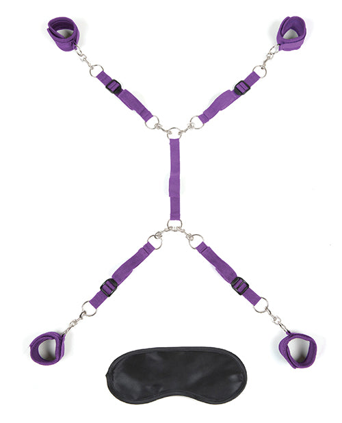 Lux Fetish Bed Spreader - Purple - LUST Depot