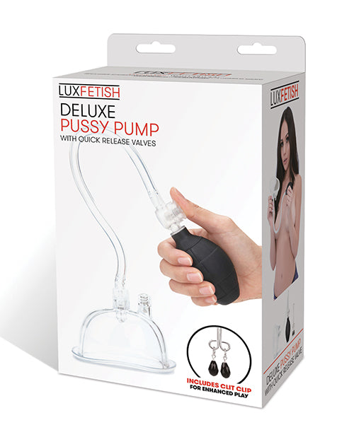 Lux Fetish Deluxe Pussy Pump W- Quick Release Valves - LUST Depot