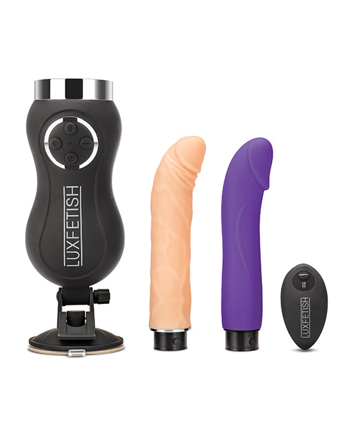 Lux Fetish Rechargeable Thrusting Compact Sex Machine W-remote - LUST Depot