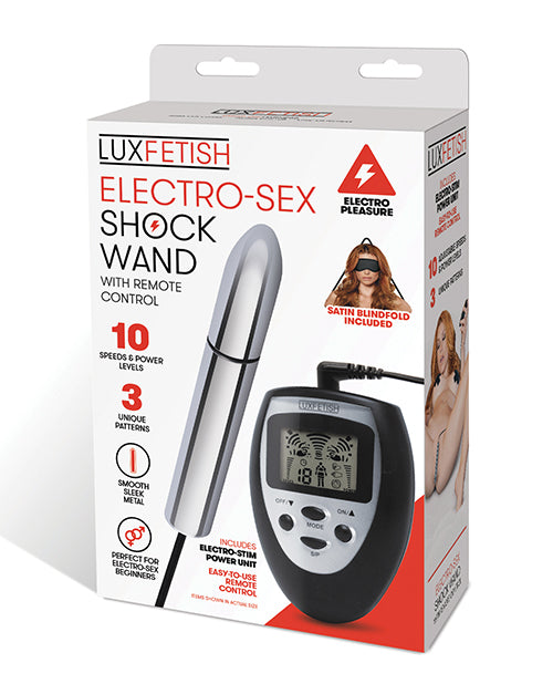 Lux Fetish Electro Sex Shock Wand W/remote - LUST Depot