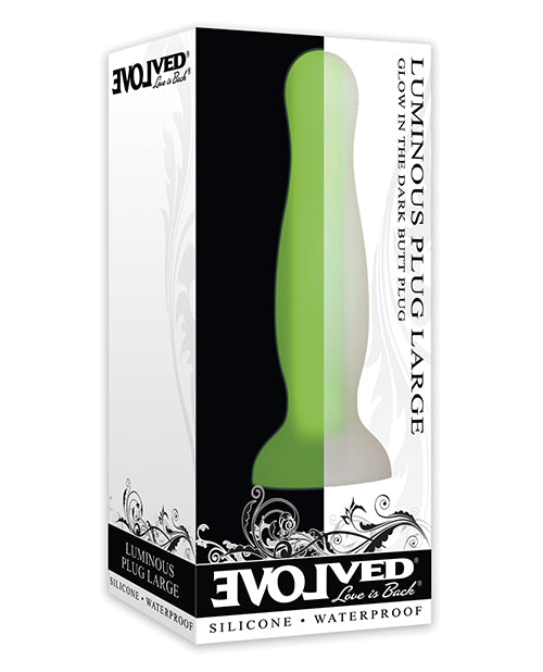 Evolved Luminous Anal Plug Large - Green - LUST Depot