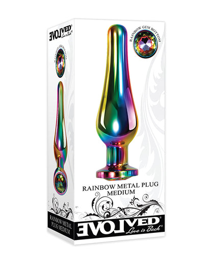 Evolved Rainbow Metal Plug - Medium - LUST Depot