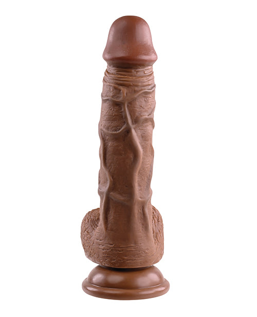 Evolved 8" Realistic Dildo W-balls - Dark - LUST Depot