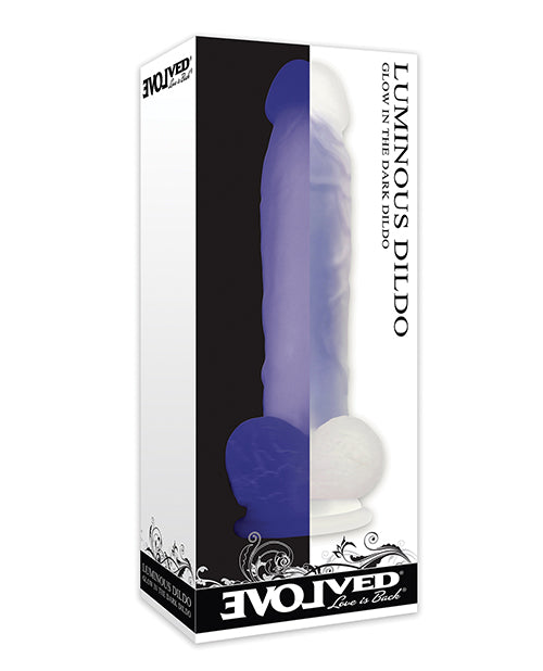 Evolved Luminous Dildo Non Vibrating - Purple - LUST Depot