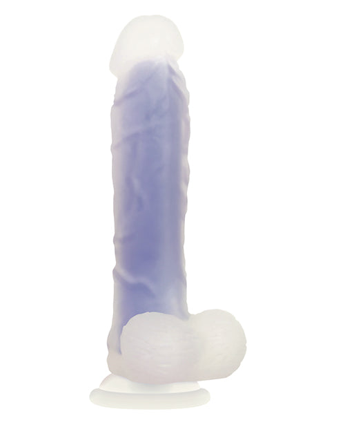 Evolved Luminous Dildo Non Vibrating - Purple - LUST Depot