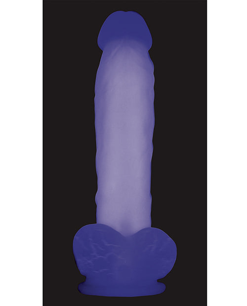 Evolved Luminous Dildo Non Vibrating - Purple - LUST Depot