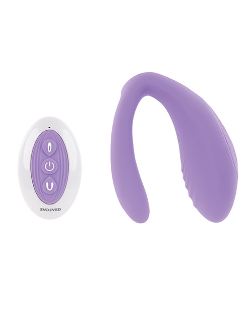 Evolved Petite Tickler Mini Vibe W-remote - Purple - LUST Depot