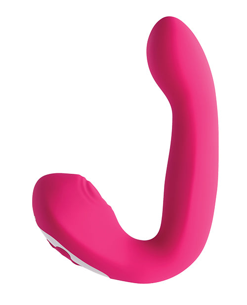 Evolved Buck Wild Come Hither Dual End Massager - Pink - LUST Depot