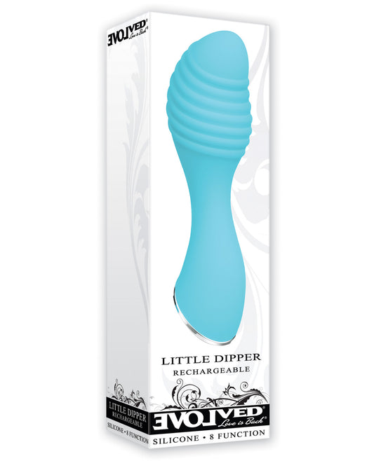 Evolved Little Dipper Rechageable Mini Vibe - Blue - LUST Depot