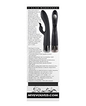 Evolved Heat Up & Chill G-spot Rabbit - Black - LUST Depot